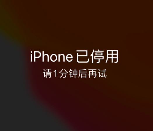 梁河苹果手机维修分享:iPhone 显示“不可用”或“已停用”怎么办？还能保留数据吗？ 