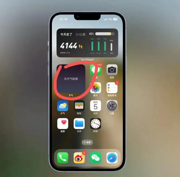 梁河苹果手机维修分享:iOS16主屏幕天气小组件无法正常工作怎么办？ 