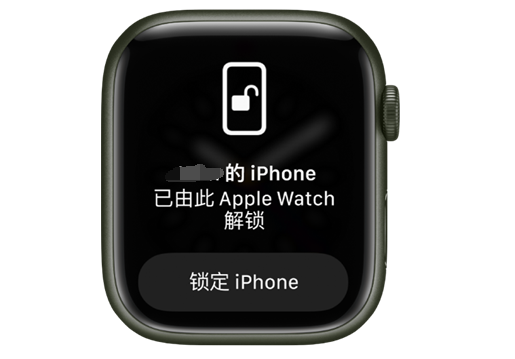 梁河苹果手机维修分享用 AppleWatch 解锁配备面容 ID 的 iPhone方法 